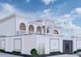 design luxury villa interior, facade and landscape in 3d
